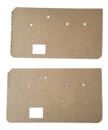 Pair of Manual Front Door Panels fits Jeep Wagoneer 73-83/J-series 73-88
