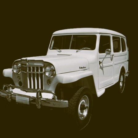 Reproduction Pair of Rear Hatch Glass fits Willys Wagon 47-59