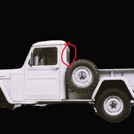 Reproduction Small Rear Window fits Willys Pickup 46-53