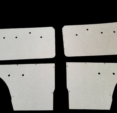 Reproduction Manual Window Front & Rear Panel set fits 2 Door Jeep Cherokee FSJ 78-83